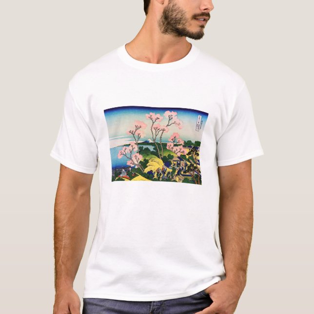Katsushika Hokusai - Gotenyama, Tokaido, Shinagawa T Shirt (Framsida)
