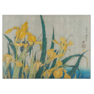 Katsushika Hokusai - Grashopper och Iris