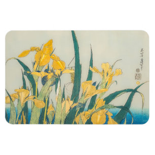 Katsushika Hokusai - Grashopper och Iris Magnet