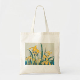 Katsushika Hokusai - Grashopper och Iris Tygkasse