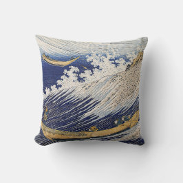 Katsushika Hokusai. Havsvågor Kudde