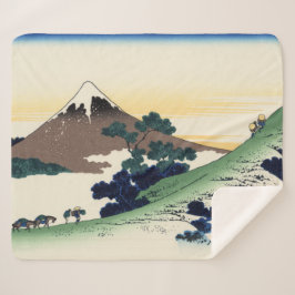 Katsushika Hokusai. Inume Pass in Kai Provinc