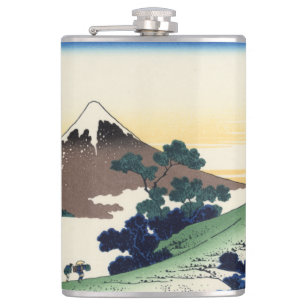 Katsushika Hokusai. Inume Pass in Kai Provinc Fickplunta