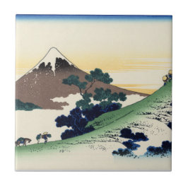 Katsushika Hokusai. Inume Pass in Kai Provinc Kakelplatta