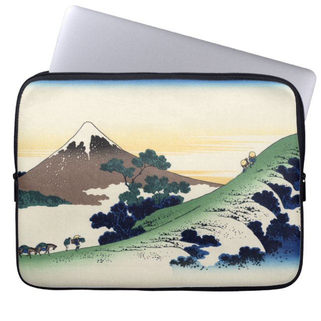 Katsushika Hokusai. Inume Pass in Kai Provinc Laptop Fodral (Framsidan)