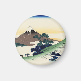 Katsushika Hokusai. Inume Pass in Kai Provinc Magnet