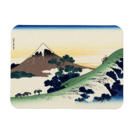Katsushika Hokusai. Inume Pass in Kai Provinc Magnet