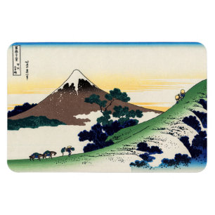 Katsushika Hokusai - Inume pass, Kai-provinsen Magnet
