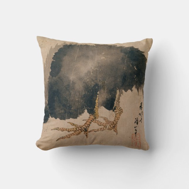 Katsushika Hokusai konst målning Kudde (Framsida)