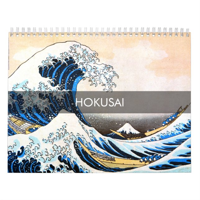 Katsushika Hokusai Mästerverk Kalender (Omslag)