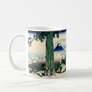 Katsushika Hokusai - Mishima Pass i provinsen Kai Kaffemugg
