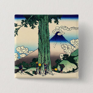 Katsushika Hokusai - Mishima Pass i provinsen Kai Knapp