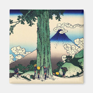 Katsushika Hokusai - Mishima Pass i provinsen Kai Magnet