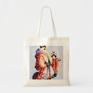 Katsushika Hokusai—Oiran and Kamuro Tygkasse