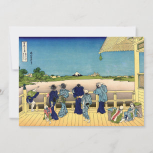 Katsushika Hokusai - Sazai hall, Temple 500 Rakan Inbjudningar