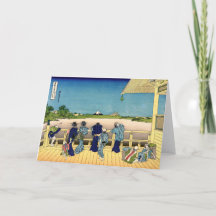 Katsushika Hokusai - Sazai hall, Temple 500 Rakan