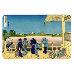 Katsushika Hokusai - Sazai hall, Temple 500 Rakan Magnet