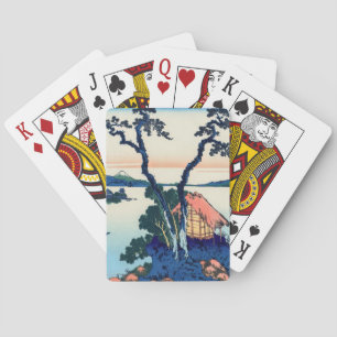 Katsushika Hokusai - Sjö Suwa i provinsen Shinano Casinokort