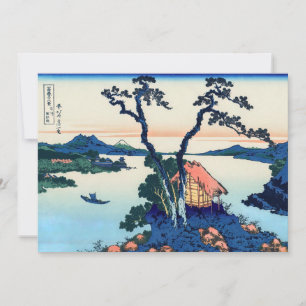 Katsushika Hokusai - Sjö Suwa i provinsen Shinano Inbjudningar