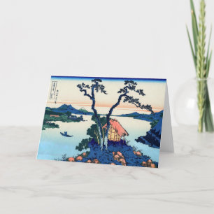 Katsushika Hokusai - Sjö Suwa i provinsen Shinano Kort