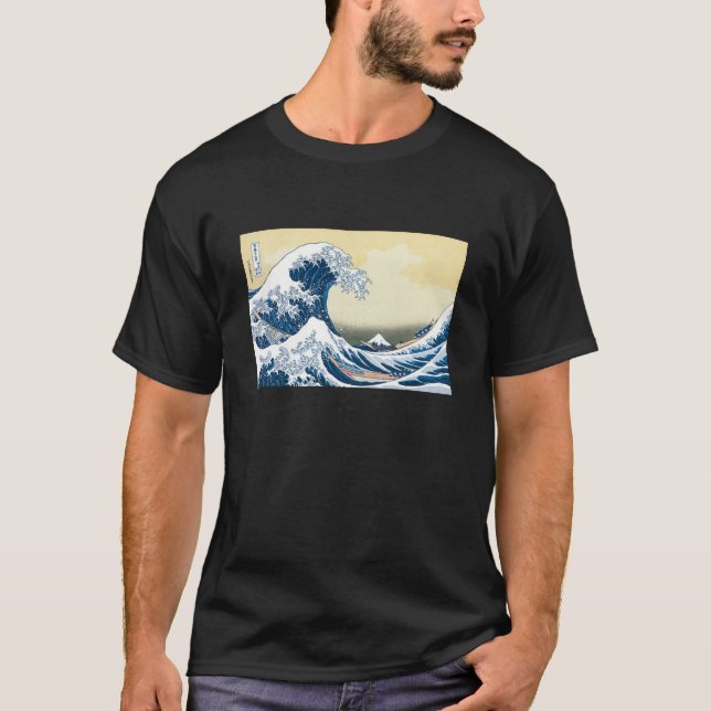 Katsushika Hokusai T-Shirts (Framsida)