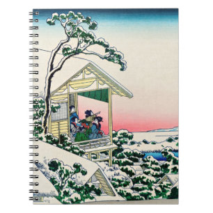 Katsushika Hokusai - Tea house i Koishikawa Anteckningsbok