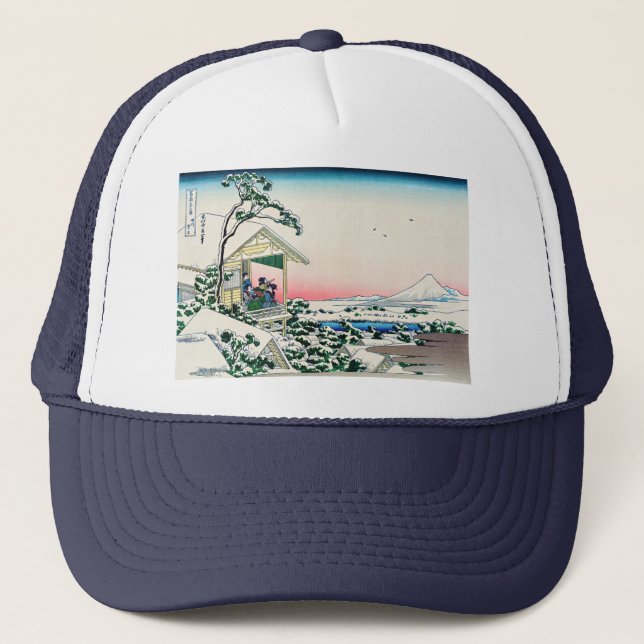 Katsushika Hokusai - Tea house i Koishikawa Keps (Framsida)