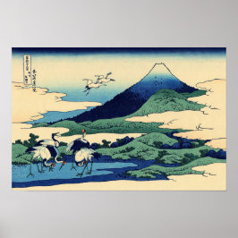 Katsushika Hokusai - Umegawa i Sagami-provinsen Poster