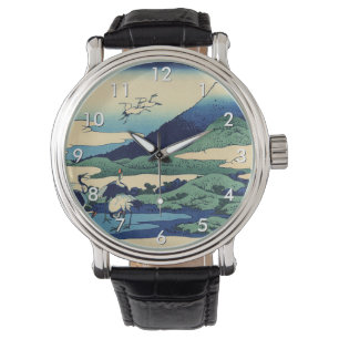 Katsushika Hokusai - Umegawa i Sagamiprovinsen Armbandsur