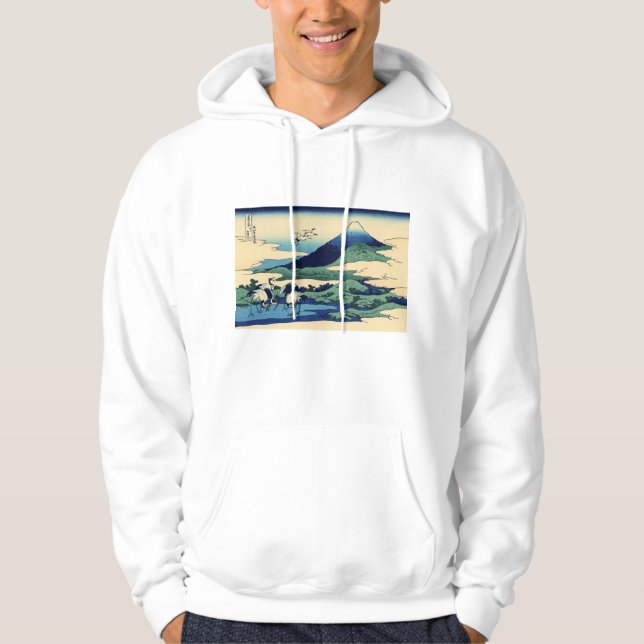 Katsushika Hokusai - Umegawa i Sagamiprovinsen Hoodie (Framsida)