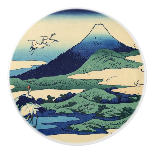 Katsushika Hokusai - Umegawa i Sagamiprovinsen Knopp (Framsidan)