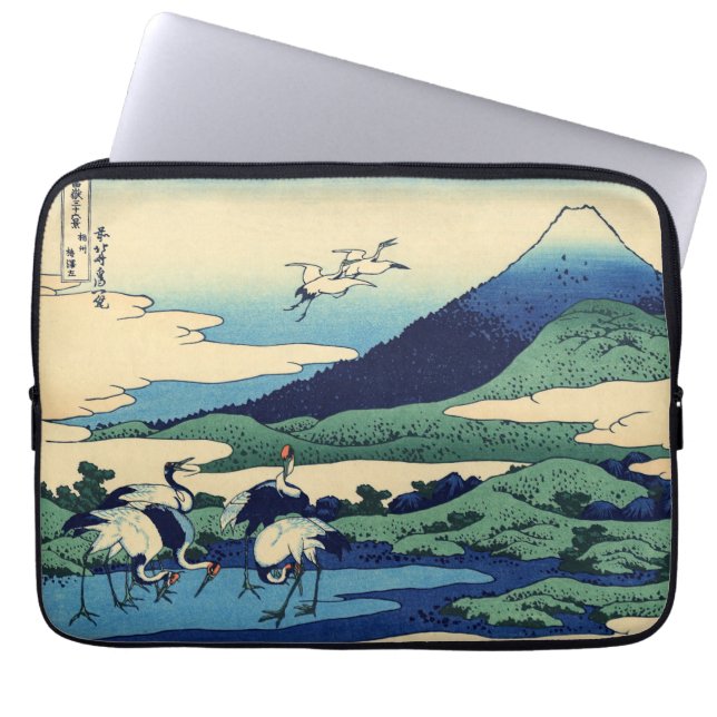 Katsushika Hokusai - Umegawa i Sagamiprovinsen Laptop Fodral (Framsidan)