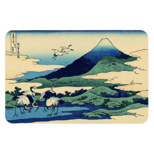 Katsushika Hokusai - Umegawa i Sagamiprovinsen Magnet