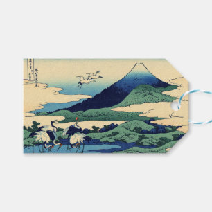 Katsushika Hokusai - Umegawa i Sagamiprovinsen Presentetikett