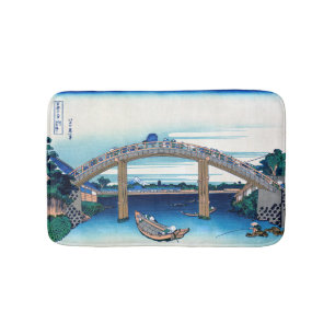Katsushika Hokusai - Under bron, Fukagawa Badrumsmatta