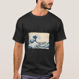 Katsushika Hokusai Underbar Wave Av Kanagawa T Shirt