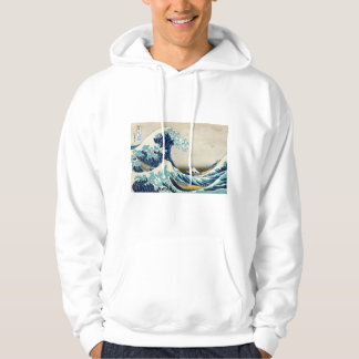 Katsushika Hokusai - Underbara vågen av Kanagawa Hoodie