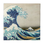 Katsushika Hokusai - Underbara vågen av Kanagawa Kakelplatta<br><div class="desc">Den Underbara vågen av Kanagawa / Wave - Katsushika Hokusai, 1829-1833</div>