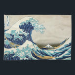 Katsushika Hokusai - Underbara vågen av Kanagawa Kökshandduk<br><div class="desc">Den Underbara vågen av Kanagawa / Wave - Katsushika Hokusai, 1829-1833</div>