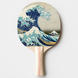 Katsushika Hokusai - Underbara vågen av Kanagawa Pingisracket