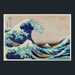 Katsushika Hokusai - Underbara vågen av Kanagawa Poster<br><div class="desc">Den Underbara vågen av Kanagawa-utskriften av Katsushika Hokusai</div>