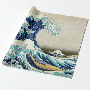 Katsushika Hokusai - Underbara vågen av Kanagawa Presentpapper