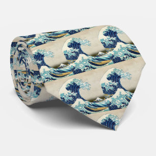 Katsushika Hokusai - Underbara vågen av Kanagawa Slips