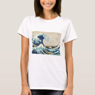 Katsushika Hokusai - Underbara vågen av Kanagawa T Shirt