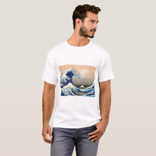 KATSUSHIKA HOKUSAI - Underbaren vinkar av Kanagawa Tröja