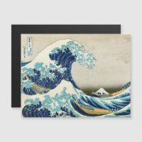 Katsushika Hokusai - Underbart vågmagnetkort