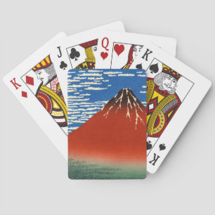 Katsushika Hokusai - Vind för Bra, klarmorgon Casinokort