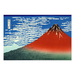 Katsushika Hokusai - Vind för Bra, klarmorgon Fototryck