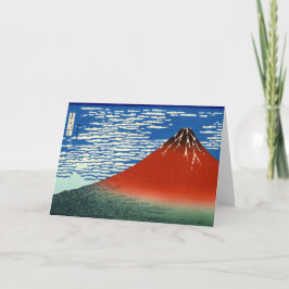 Katsushika Hokusai - Vind för Bra, klarmorgon Kort