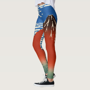 Katsushika Hokusai - Vind för Bra, klarmorgon Leggings